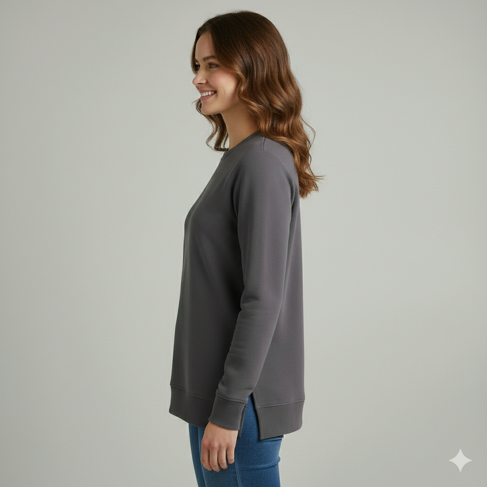 Soft-Luxe™ Scuba Crewneck – Premium Scuba Fabric Women's Wholesale Athleisure