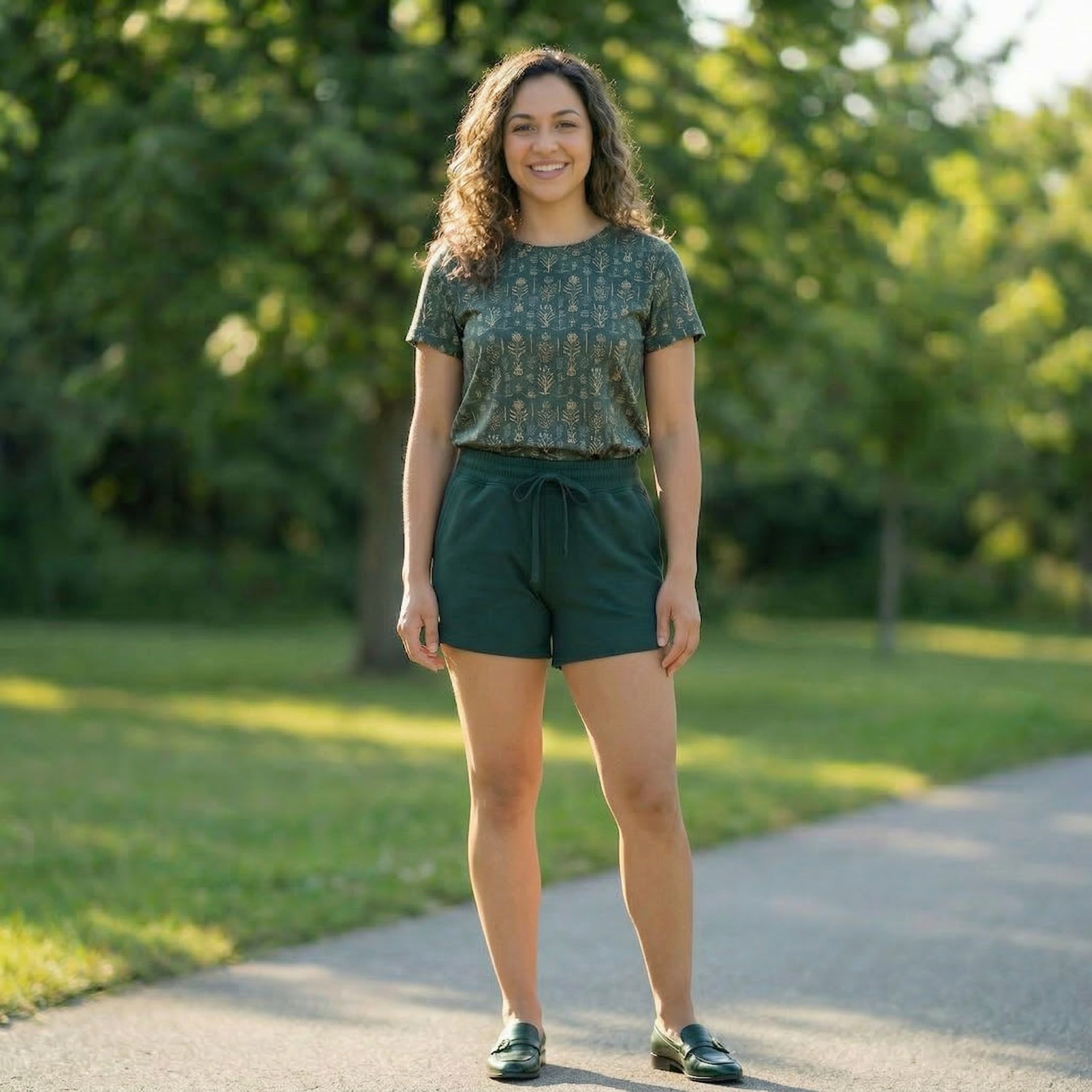 Soft-Luxe™ Scuba Shorts – Premium Wholesale Scuba Fabric Activewear American Tulip